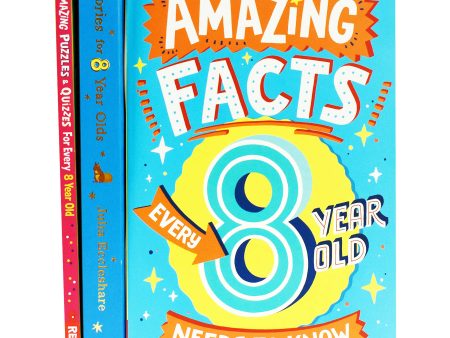 Amazing Facts Every Kid Needs to Know for 8 Year Olds Children s 3 Books Collection Set - Paperback on Sale