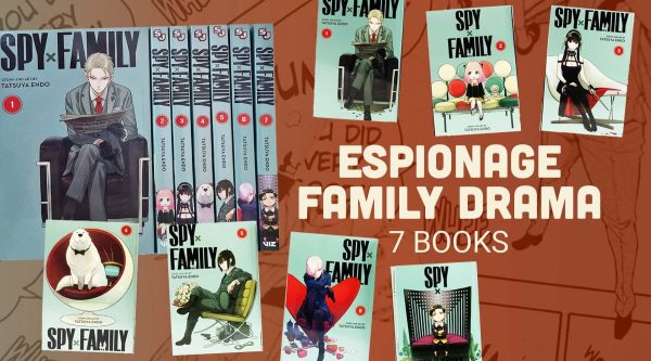 Spy x Family Series by Tatsuya Endo 7 Books Collection Set (Vol 1-7) - Ages 13+ - Paperback Discount