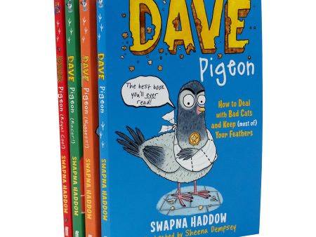 Dave Pigeon Series by Swapna Haddow 4 Books Collection Set - Ages 5-9 - Paperback Hot on Sale