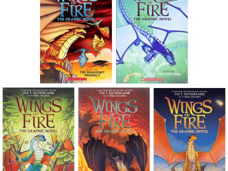 Wings of Fire The Graphic Novels By Tui T. Sutherland 5 Books Collection - Ages 8-12 - Paperback Online Hot Sale