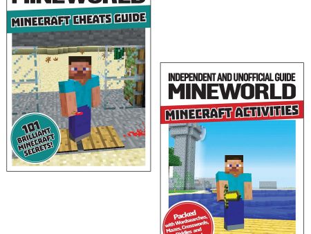 Independent And Unofficial Guide Mineworld Minecraft Activities 2 Books By Dennis Publishing - Ages 5-7 - Paperback Online Sale