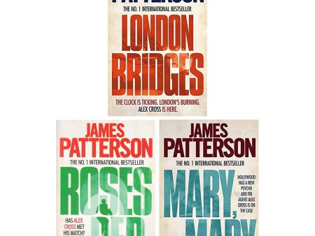 Alex Cross Series by James Patterson 3 Books Collection Set - Fiction - Paperback Hot on Sale