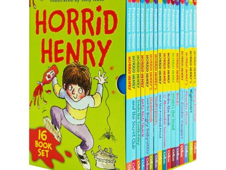 Horrid Henry Collection by Francesca Simon 16 Children Books Box Set - Ages 5+ - Paperback For Cheap