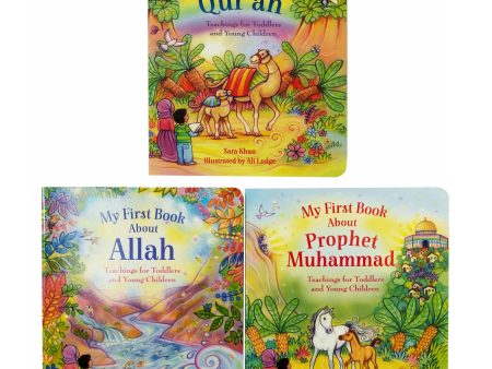 My First Books About Islam by Sara Khan 3 Books Collection Set - Ages 3+ - Board Book For Sale