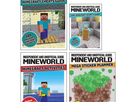 Independent And Unofficial Guide Mineworld Minecraft Activities 4 Books By Dennis Publishing - Ages 5-7 - Paperback Sale