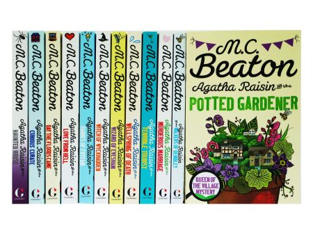 Agatha Raisin Mysteries Series by M.C. Beaton 12 Books Collection Set - Fiction - Paperback Supply