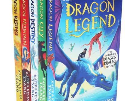 Dragon Realm Series By Katie & Kevin Tsang 5 Books Collection Set - Ages 7+ - Paperback Hot on Sale