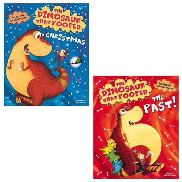 The Dinosaur that Pooped 2 Books Collection By Tom Fletcher and Dougie Poynter - Ages 5-7 - Paperback Online Hot Sale