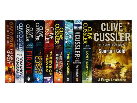 A Sam and Remi Fargo Adventure by Clive Cussler & Grant Blackwood 10 Books Collection Set - Fiction - Paperback For Sale