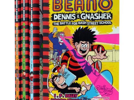 Beano Dennis & Gnasher by I. P. Daley 4 Books Collection Set  - Ages 7-10 - Paperback Online now