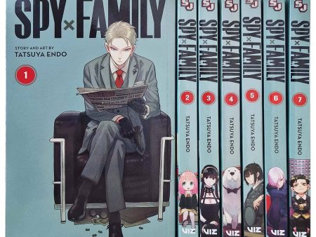 Spy x Family Series by Tatsuya Endo 7 Books Collection Set (Vol 1-7) - Ages 13+ - Paperback Discount