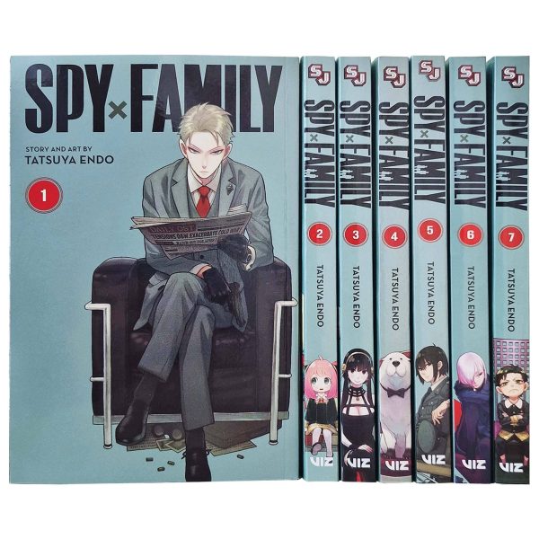 Spy x Family Series by Tatsuya Endo 7 Books Collection Set (Vol 1-7) - Ages 13+ - Paperback Discount