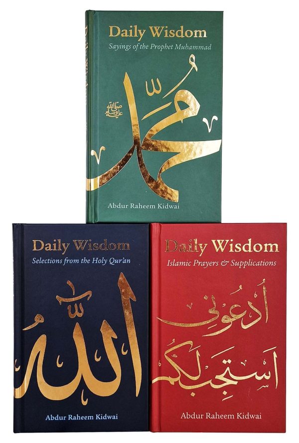 Daily Wisdom Series by Abdur Raheem Kidwai 3 Books Collection Set - Non Fiction - Hardback Sale