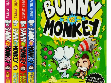 Bunny vs Monkey Collection By Jamie Smart 5 Books Set - Ages 7-9 - Paperback Online Hot Sale