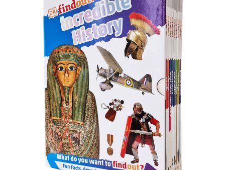 DK findout!: Incredible History Collection 8 Books Box Set - Ages 6-9 - Paperback Cheap