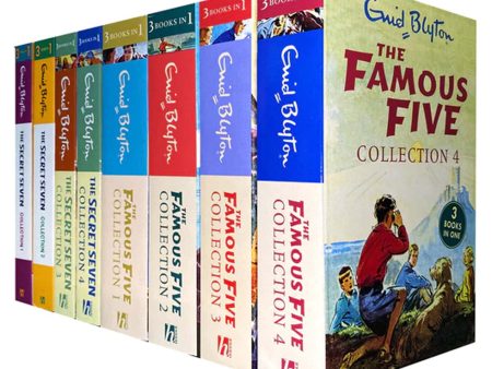 Enid Blyton Famous Five & Secret Seven Collection 8 Books 24 Stories Set - Ages 6+ - Paperback Online now