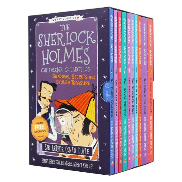 The Sherlock Holmes Children s Collection: Shadows, Secrets and Stolen Treasure 10 Books (Series 1) by Sir Arthur Conan Doyle - Ages 7-9 - Paperback Online Hot Sale