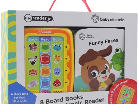 Baby Einstein Electronic Me Reader Jr. 8 Sound Book Library By by Leslie Gray Robbins - Ages 2+ - Board Book Supply